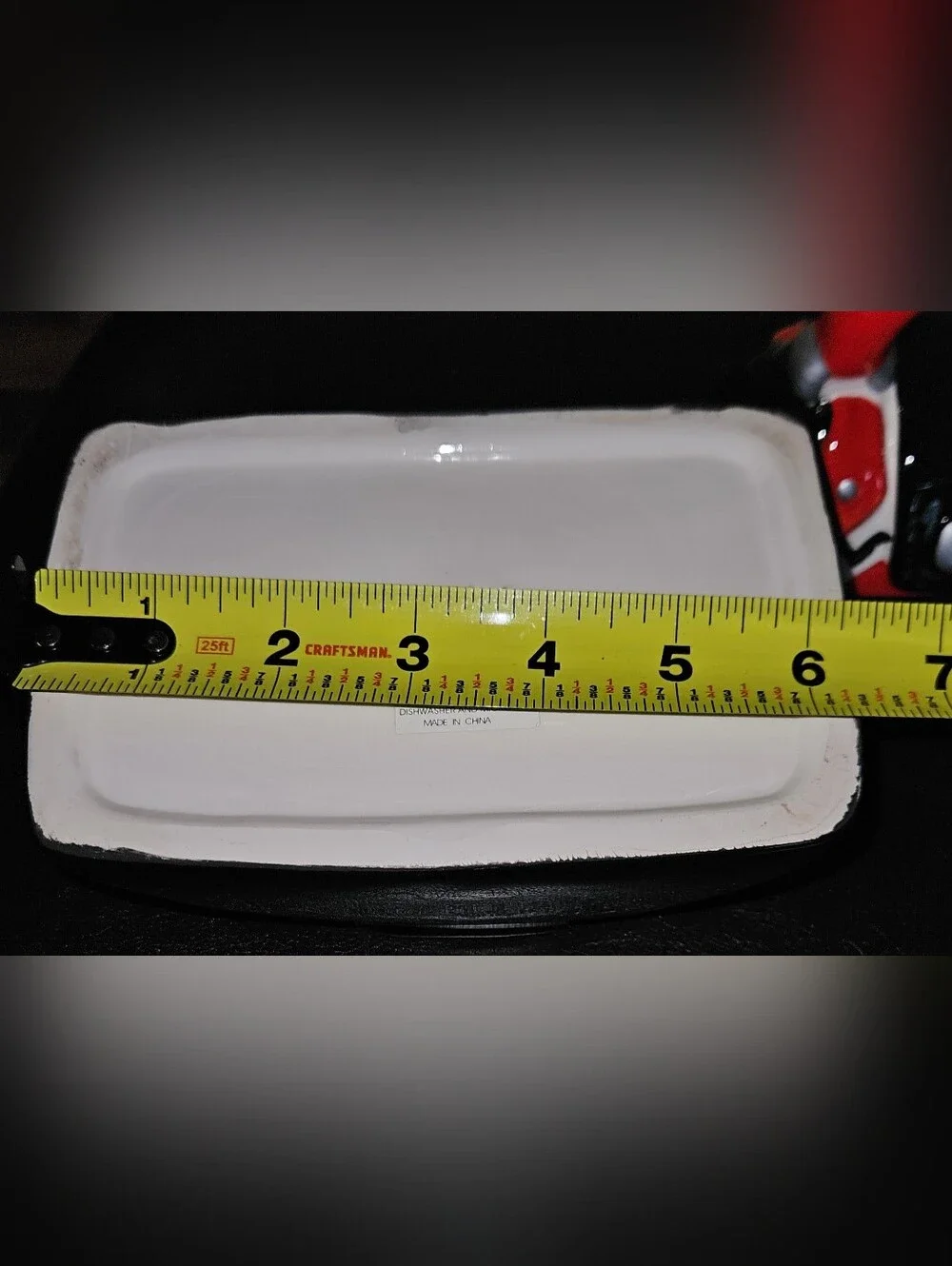 David’s Cookies Lovely Ceramic Purse Small 6” Cookie Jar Trinket Box